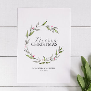 Elegant Christmas Cards Hand Painted Art
