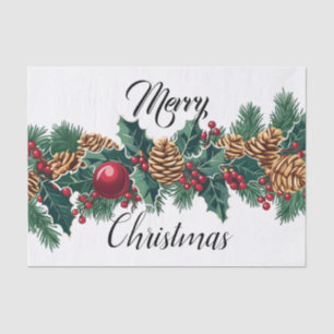 Elegant Christmas Decoration Design Tissue Paper