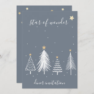 Elegant Christmas Dining Party Invitation