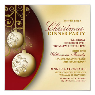 classy christmas invitations