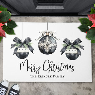 Elegant Christmas Doormat