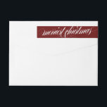 Elegant Christmas Florals Holiday Wrap Around Label<br><div class="desc">_____________________________ ***this design is part of a christmas holiday collection*** Step into a world of timeless holiday charm with my "Festive Flora: Christmas Splendour Poinsettia Delight" collection. 🌸🎄 Embrace the magic of the season with a captivating blend of florals, lush green pine leaves, dainty red berries, and the enchanting hues...</div>