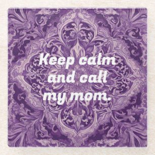 Elegant Christmas Gifts for Busy Working Moms Glass Coaster