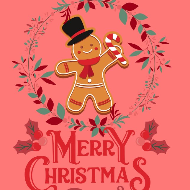     elegant christmas  gingerbread Wrapping Paper (merry Christmas wrapping paper)