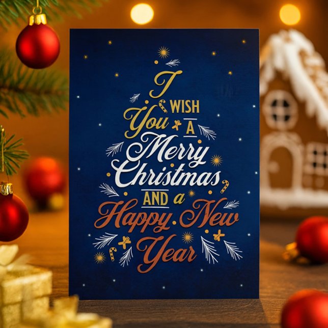 Elegant Christmas & Happy New Year Greeting Card (Creator Uploaded)
