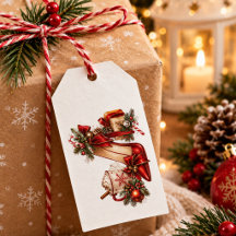 Elegant Christmas High Heel Gift Tags – Festive Ho