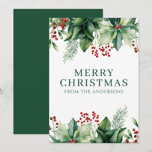 Elegant Christmas Holiday Card