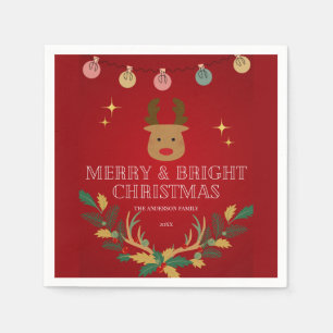 Elegant Christmas Holiday Napkin