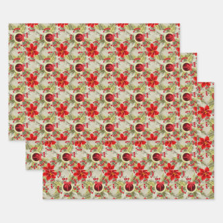 Elegant Christmas/Holiday Wrapping Paper Sheet