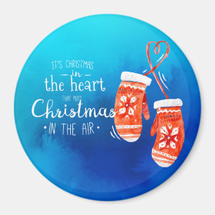 Elegant Christmas in the Heart Magnet