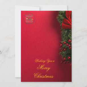 Elegant Christmas Invitation Card   Merry Christma
