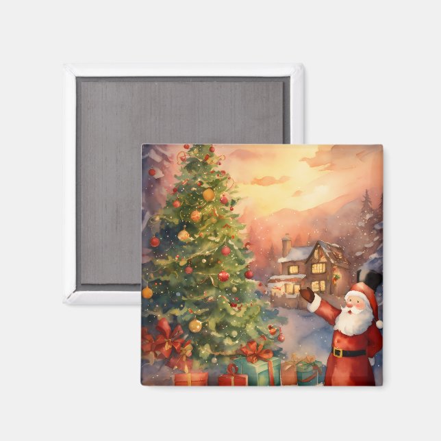 Elegant Christmas Magnet (Front/Back)