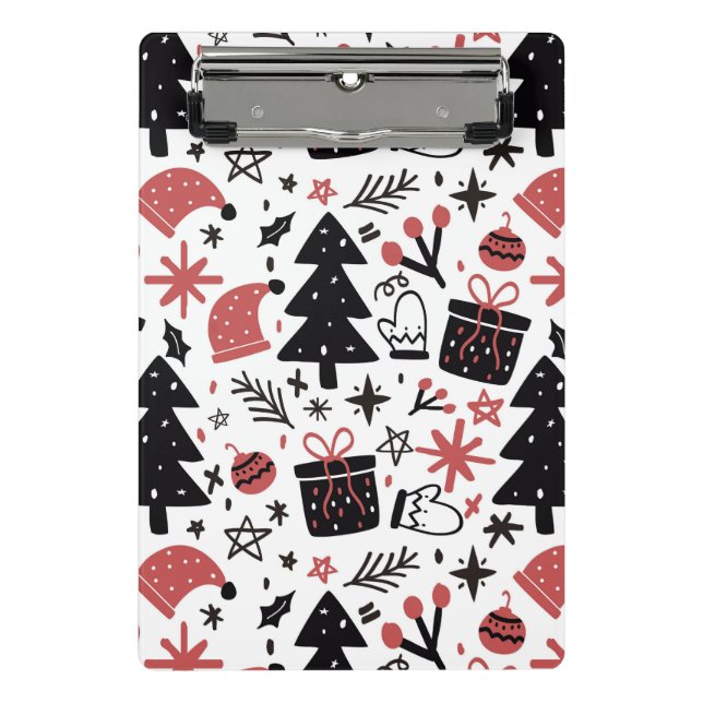 Elegant Christmas  Mini Clipboard (Front)