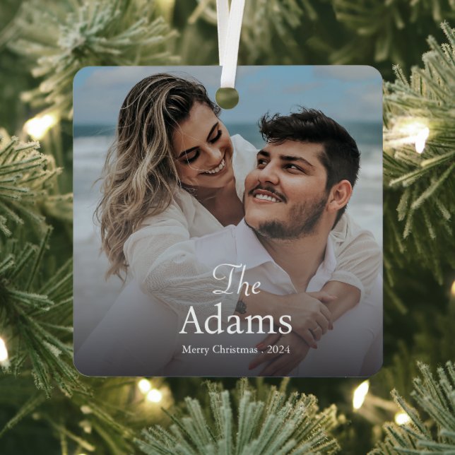 Elegant Christmas | Modern Trendy Fun Couple  Metal Tree Decoration (Insitu)