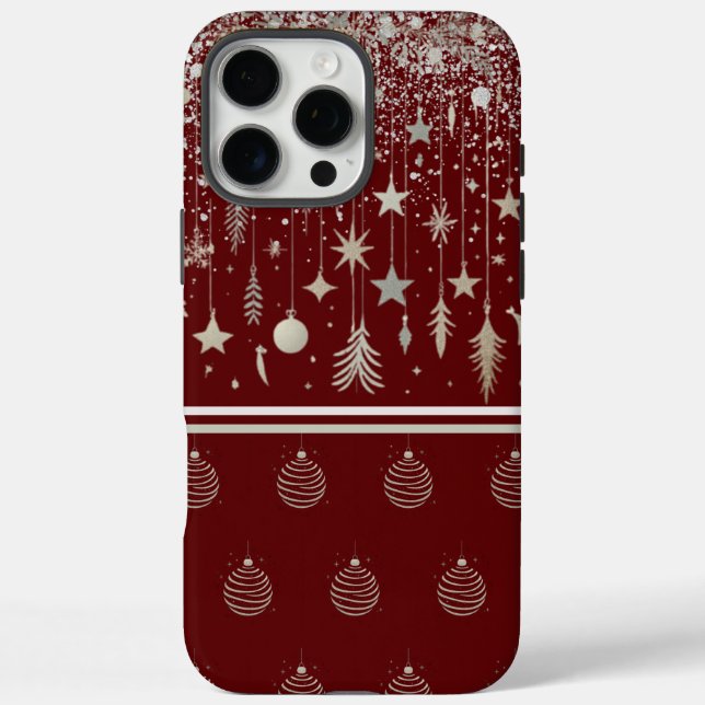 Elegant Christmas Ornaments Case-Mate iPhone Case (Back)