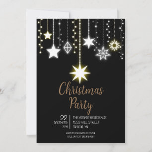 Elegant Christmas Party Invitation