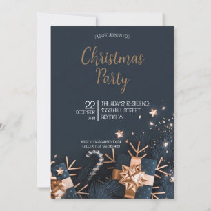 Elegant Christmas Party Invitation