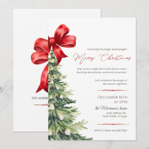 Elegant Christmas Party Invitation