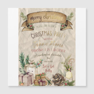Elegant Christmas Party Invitation