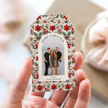 Elegant Christmas Personalised Photo Gift Tags<br><div class="desc">Personalised Elegant Christmas Photo Gift Tag that will definitely charm your loved ones. Matching items in our Elegant Christmas Botanical Collection - Designed by Cava Party Design</div>