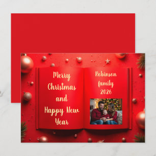 Elegant Christmas photo card 2027