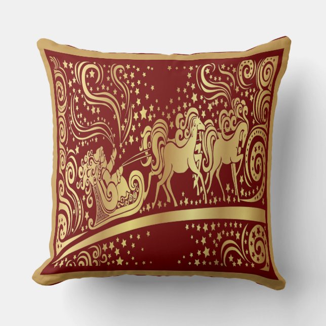 Elegant Christmas Pillow (Front)