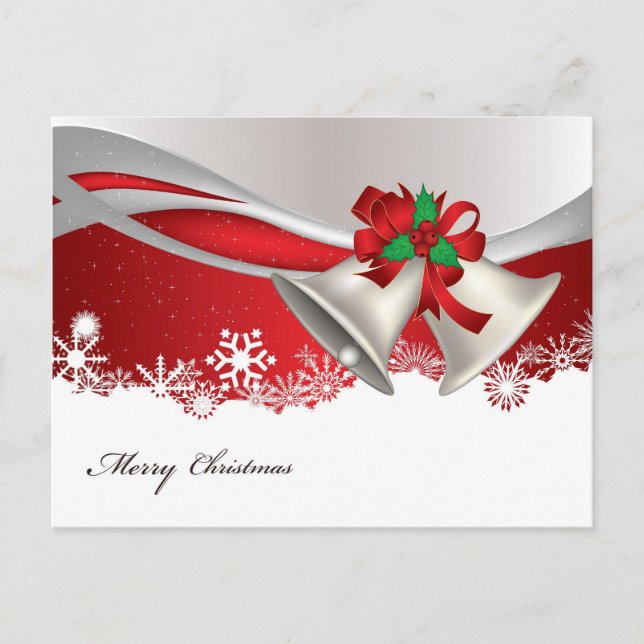 Elegant Christmas Postcard (Front)
