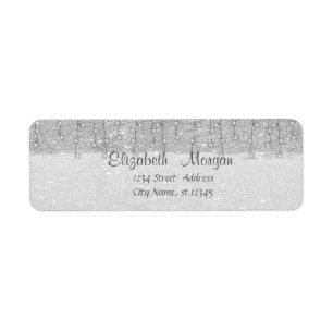 Elegant ,Christmas ,Silver Glittery