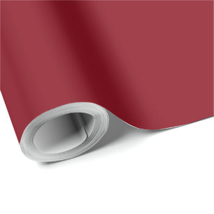 Elegant Christmas Solid Red Wrapping Paper