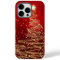 Elegant Christmas Sparkling Trees Red