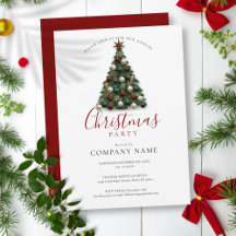 Elegant Christmas Tree Corporate Holiday Party