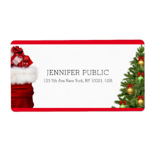 Elegant Christmas Tree Gifts Trendy Template