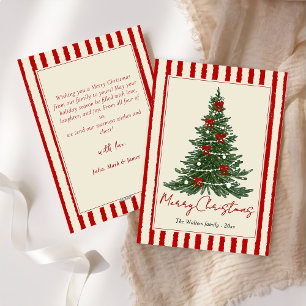Elegant Christmas Tree Party Holiday Card