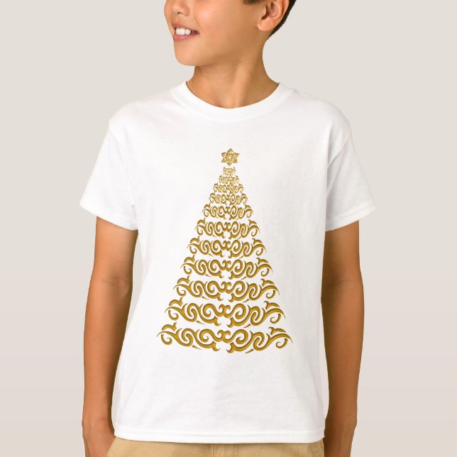 Elegant Christmas Tree Shirt (Front)