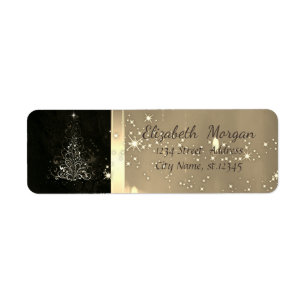 Elegant Christmas Tree ,Sparkle,Faux Gold