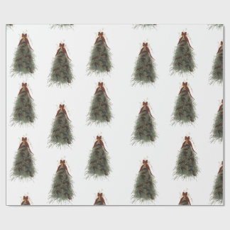 Elegant Christmas Tree Wrapping Paper