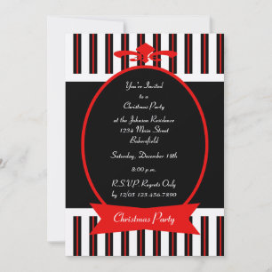 Elegant Christmas Xmas Party Invitation