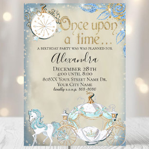 Elegant Cinderella Fairy Tale Theme Invitation