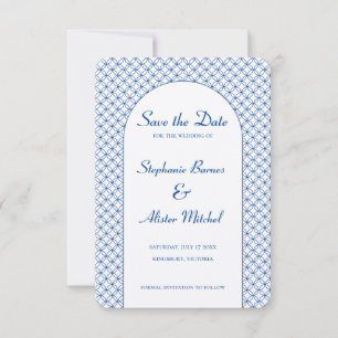 Elegant Circle Seamless Pattern Geometric Save The Date