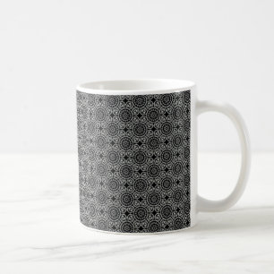 Elegant Circles Mug, Dark Grey Coffee Mug