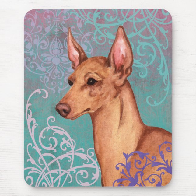 Elegant Cirneco dell'Etna Mouse Mat (Front)