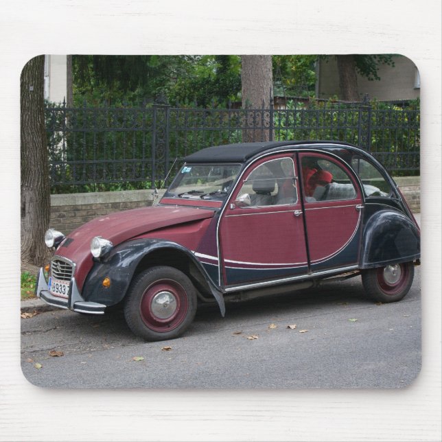 Elegant Citroen 2CV Charleston Mouse Mat (Front)