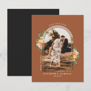 Elegant Citrus Orchard   Boho Save the Date