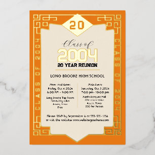 Elegant Class of 2004 20 Year High School Reunion