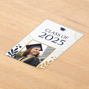 Elegant Class of 2025 Design Acrylic Invitations