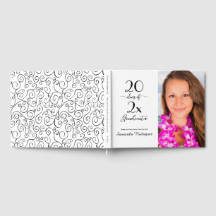 Elegant Class Of 2026 Photo Graduation Guest Book
