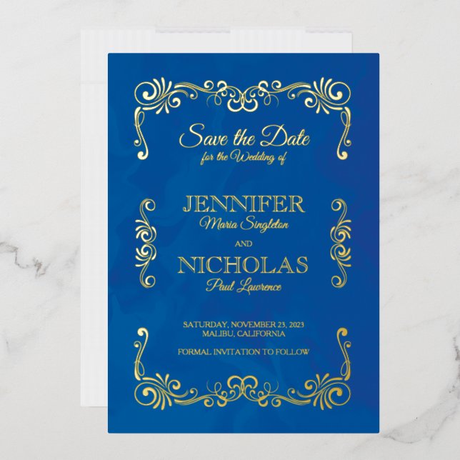 Elegant Classic and Vintage Formal Wedding (Envelope)
