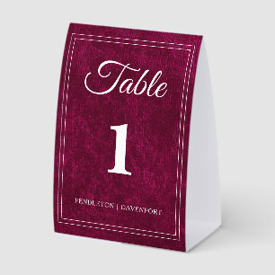 Elegant Classic Burgundy Berry Wedding