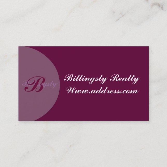 Elegant Classic Business Cards Template (Front)