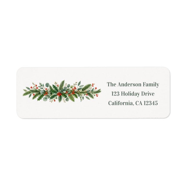 Elegant Classic Christmas Greenery (Front)